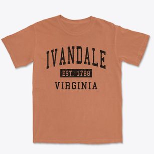 Ivandale Virginia Classic Established Premium Heavyweight T-shirt