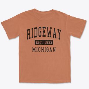 Ridgeway Michigan Classic Established Premium Heavyweight T-shirt