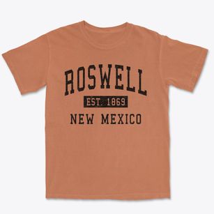 Roswell New Mexico Classic Established Premium Heavyweight T-shirt