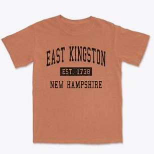 East Kingston New Hampshire Classic Established Premium Heavyweight T-shirt