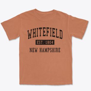 Whitefield New Hampshire Classic Established Premium Heavyweight T-shirt