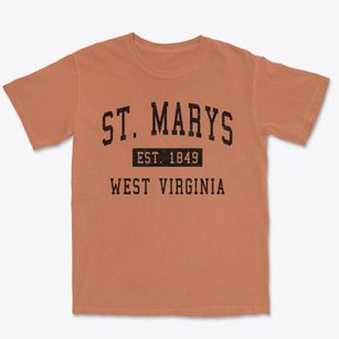 St. Marys West Virginia Classic Established Premium Heavyweight T-shirt