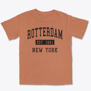Rotterdam New York Classic Established Premium Heavyweight T-shirt
