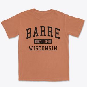 Barre Wisconsin Classic Established Premium Heavyweight T-shirt