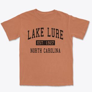 Lake Lure North Carolina Classic Established Premium Heavyweight T-shirt