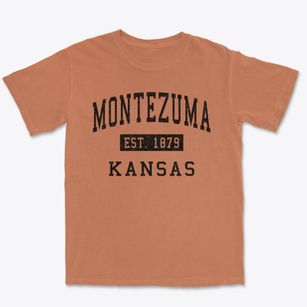 Montezuma Kansas Classic Established Premium Heavyweight T-shirt