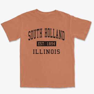 South Holland Illinois Classic Established Premium Heavyweight T-shirt