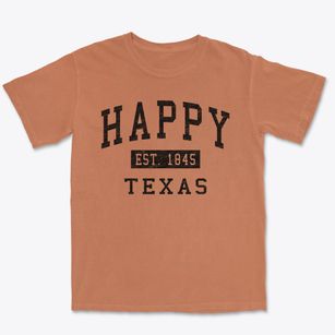 Happy Texas Classic Established Premium Heavyweight T-shirt