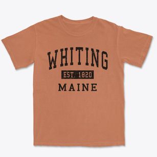 Whiting Maine Classic Established Premium Heavyweight T-shirt