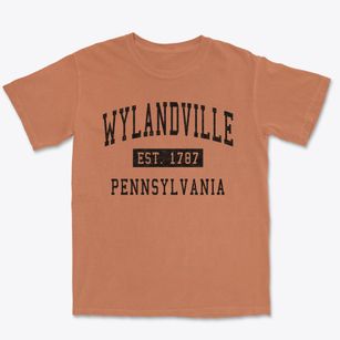 Wylandville Pennsylvania Classic Established Premium Heavyweight T-shirt