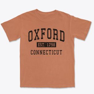 Oxford Connecticut Classic Established Premium Heavyweight T-shirt
