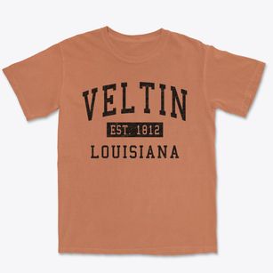 Veltin Louisiana Classic Established Premium Heavyweight T-shirt