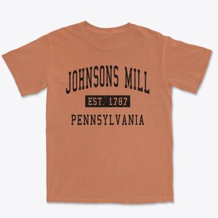 Johnsons Mill Pennsylvania Classic Established Premium Heavyweight T-shirt
