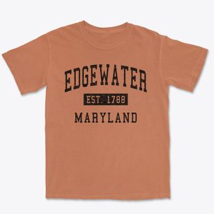 Edgewater Maryland Classic Established Premium Heavyweight T-shirt