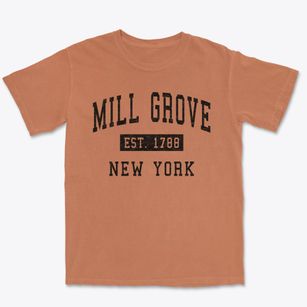 Mill Grove New York Classic Established Premium Heavyweight T-shirt