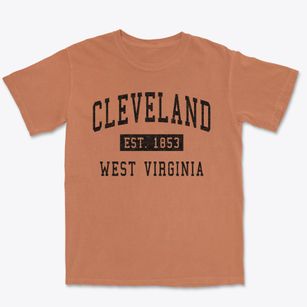 Cleveland West Virginia Classic Established Premium Heavyweight T-shirt