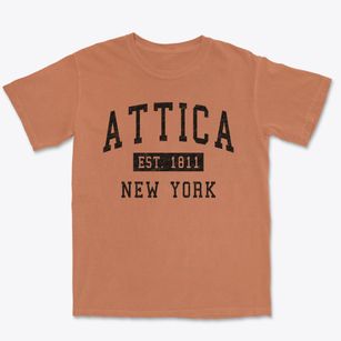 Attica New York Classic Established Premium Heavyweight T-shirt