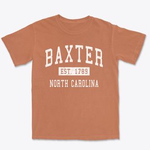Baxter North Carolina Classic Established Premium Heavyweight T-shirt