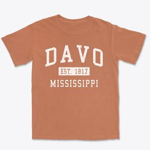 Davo Mississippi Classic Established Premium Heavyweight T-shirt