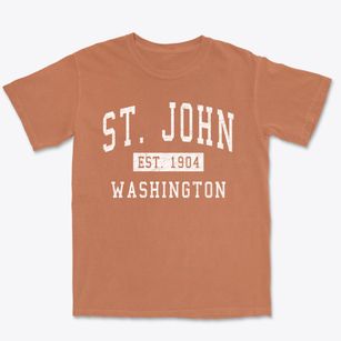 St. John Washington Classic Established Premium Heavyweight T-shirt