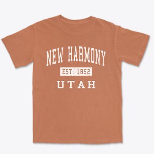 New Harmony Utah Classic Established Premium Heavyweight T-shirt