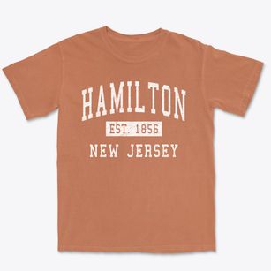 Hamilton New Jersey Classic Established Premium Heavyweight T-shirt