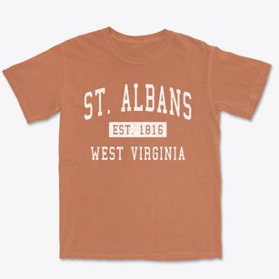 St. Albans West Virginia Classic Established Premium Heavyweight T-shirt