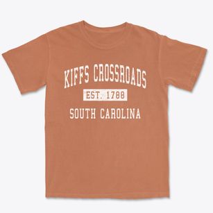 Kiffs Crossroads South Carolina Classic Established Premium Heavyweight T-shirt