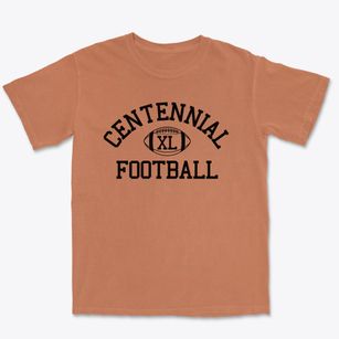 Centennial School Classic Football Premium Heavyweight T-shirt