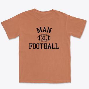 Man High School Classic Football Premium Heavyweight T-shirt