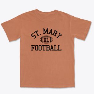 Saint Mary Grade School Classic Football Premium Heavyweight T-shirt
