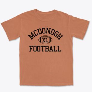 Mcdonogh 28 Junior High School Classic Football Premium Heavyweight T-shirt