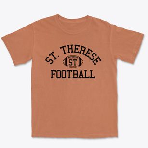 Saint Therese School Classic Football Premium Heavyweight T-shirt