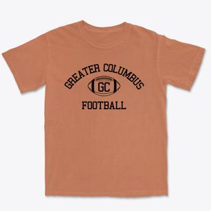 Greater Columbus Christian School Classic Football Premium Heavyweight T-shirt
