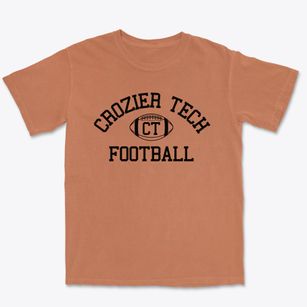 Crozier Technical High School Classic Football Premium Heavyweight T-shirt
