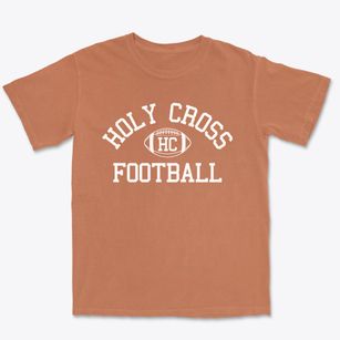 Holy Cross School Classic Football Premium Heavyweight T-shirt