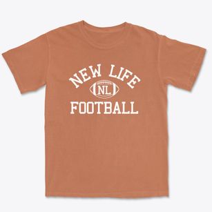 New Life Christian Academy Classic Football Premium Heavyweight T-shirt