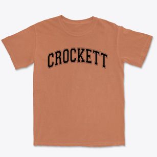 Crockett Elementary School Varsity Arch Premium Heavyweight T-shirt