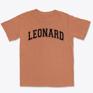 Leonard Middle School Varsity Arch Premium Heavyweight T-shirt