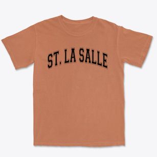 Saint La Salle School Varsity Arch Premium Heavyweight T-shirt
