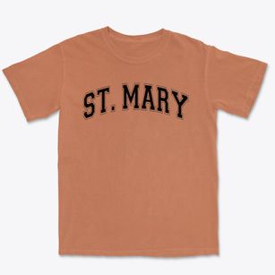 Saint Mary Of The Assumption School Varsity Arch Premium Heavyweight T-shirt
