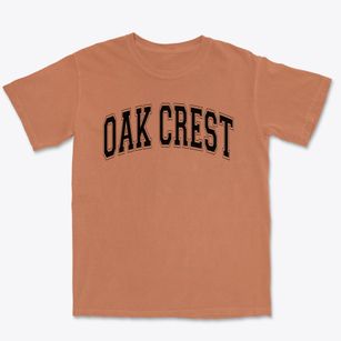 Oak Crest Christian Acedemy Varsity Arch Premium Heavyweight T-shirt