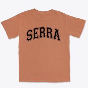 Serra Catholic School Varsity Arch Premium Heavyweight T-shirt
