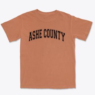 Ashe County Middle School Varsity Arch Premium Heavyweight T-shirt