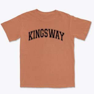 Kingsway Christian School Varsity Arch Premium Heavyweight T-shirt