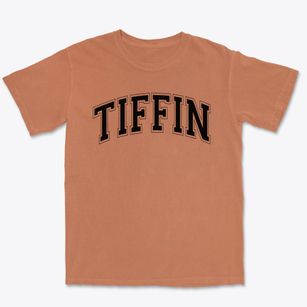 Tiffin Junior High School Varsity Arch Premium Heavyweight T-shirt