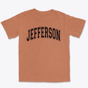 Jefferson Memorial Middle School Varsity Arch Premium Heavyweight T-shirt