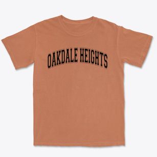 Oakdale Heights Elementary School Varsity Arch Premium Heavyweight T-shirt