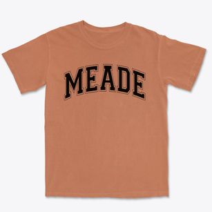 Meade Elementary School Varsity Arch Premium Heavyweight T-shirt