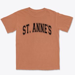 Saint Anne's Catholic School Varsity Arch Premium Heavyweight T-shirt